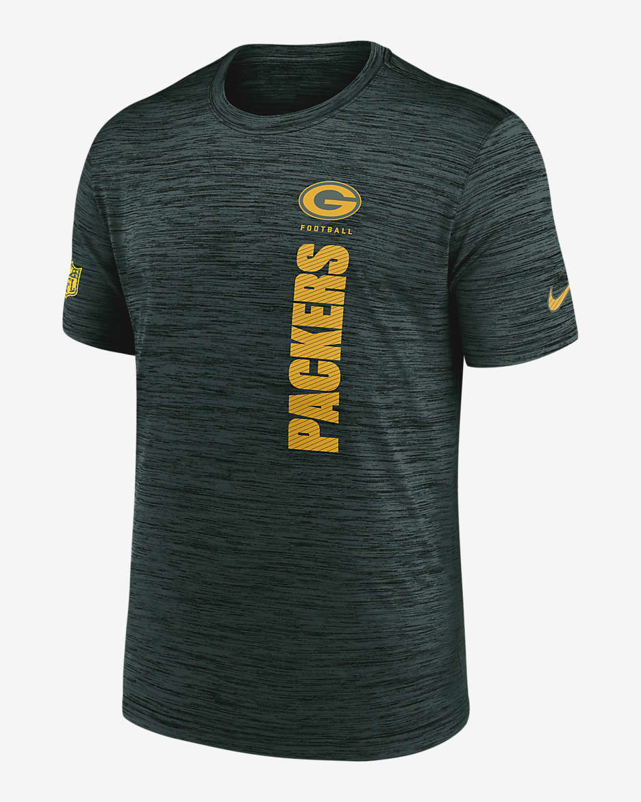 Green Bay Packers Sideline Velocity Men s Nike Dri FIT NFL T Shirt. Nike